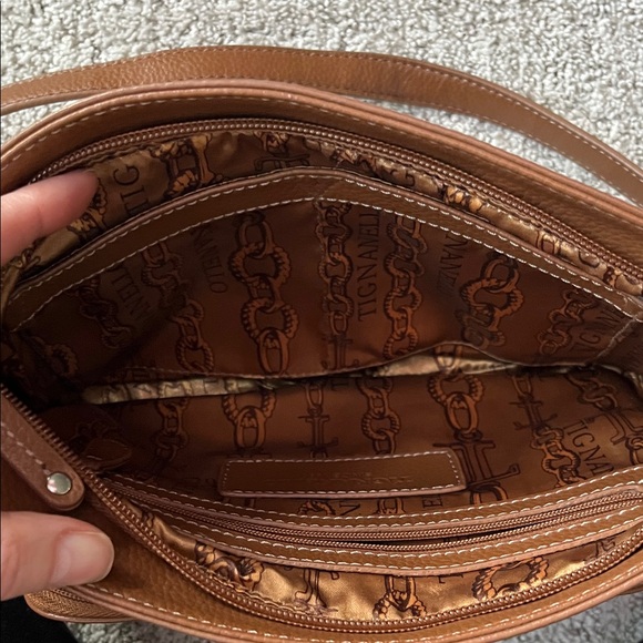 Tignanello Tan Leather Purse - Picture 7 of 8